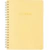 Graphique Apollo Vegan Leather Journal, Spiral Notebook for Writing, 192 Lined Pages, 8” x 10”(Yellow)