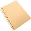 Graphique Apollo Vegan Leather Journal, Spiral Notebook for Writing, 192 Lined Pages, 8” x 10”(Yellow)