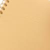 Graphique Apollo Vegan Leather Journal, Spiral Notebook for Writing, 192 Lined Pages, 8” x 10”(Yellow)