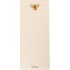 Graphique Cherries Designer List Pad Luxe Collection, Gold Foil Embossed To-Do Notepad, Writing Pad with150 Pages, 4” x 9.75”(Bee)