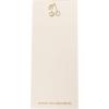 Graphique Cherries Designer List Pad Luxe Collection, Gold Foil Embossed To-Do Notepad, Writing Pad with150 Pages, 4” x 9.75”(Cherries)