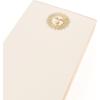 Graphique Cherries Designer List Pad Luxe Collection, Gold Foil Embossed To-Do Notepad, Writing Pad with150 Pages, 4” x 9.75”(Sun)