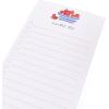 Graphique Plaid Magnetic Notepad, 100 Tear-Away Sheets for Grocery, Shopping & To-Do Lists, Writing Pad for Fridge, Kitchen, Office(Berries)