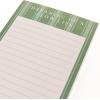 Graphique Plaid Magnetic Notepad, 100 Tear-Away Sheets for Grocery, Shopping & To-Do Lists, Writing Pad for Fridge, Kitchen, Office(Cottage Stripe)