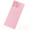 Graphique Plaid Magnetic Notepad, 100 Tear-Away Sheets for Grocery, Shopping & To-Do Lists, Writing Pad for Fridge, Kitchen, Office(Pasta & Naps)