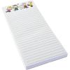 Graphique Plaid Magnetic Notepad, 100 Tear-Away Sheets for Grocery, Shopping & To-Do Lists, Writing Pad for Fridge, Kitchen, Office(Peanuts Gangs)