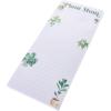 Graphique Plaid Magnetic Notepad, 100 Tear-Away Sheets for Grocery, Shopping & To-Do Lists, Writing Pad for Fridge, Kitchen, Office(Plant Mom)
