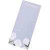 Graphique Plaid Magnetic Notepad, 100 Tear-Away Sheets for Grocery, Shopping & To-Do Lists, Writing Pad for Fridge, Kitchen, Office(White Hydrangeas)