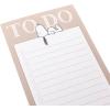 Graphique Plaid Magnetic Notepad, 100 Tear-Away Sheets for Grocery, Shopping & To-Do Lists, Writing Pad for Fridge, Kitchen, Office(white)