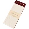 Graphique Post-Bound List Pad Luxe Collection, Perforated Sheets To-Do Notepad, Hardcover Binding, Gold Foil Embossing, 100 Pages, 4” x 9.75”, Olive Green