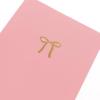 Graphique Pretty Bow Vegan Leather Journal, Diary Notebook for Writing, 192 Lined Pages, La Petite Press Collection, 6” x 8”(Pretty Bow)