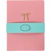 Graphique Pretty Bow Vegan Leather Journal, Diary Notebook for Writing, 192 Lined Pages, La Petite Press Collection, 6” x 8”(Pretty Bow)