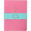 Graphique Pretty Bow Vegan Leather Journal, Diary Notebook for Writing, 192 Lined Pages, La Petite Press Collection, 6” x 8”(Rose)