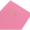 Graphique Pretty Bow Vegan Leather Journal, Diary Notebook for Writing, 192 Lined Pages, La Petite Press Collection, 6” x 8”(Rose)