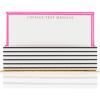 Graphique All Occasion Flat Notes, Pack of 50 Blank Index Cards with Envelopes & Decorative Storage Box, Thick Cardstock Stationary Gift, White Hydrangeas, 5.625” x 3.5”(Vintage Text Message)