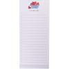 Graphique Plaid Magnetic Notepad, 100 Tear-Away Sheets for Grocery, Shopping & To-Do Lists, Writing Pad for Fridge, Kitchen, Office(Berries)