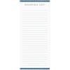 Graphique Plaid Magnetic Notepad, 100 Tear-Away Sheets for Grocery, Shopping & To-Do Lists, Writing Pad for Fridge, Kitchen, Office(Chambray)