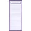 Graphique Plaid Magnetic Notepad, 100 Tear-Away Sheets for Grocery, Shopping & To-Do Lists, Writing Pad for Fridge, Kitchen, Office(Navy Pink)