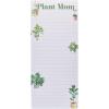 Graphique Plaid Magnetic Notepad, 100 Tear-Away Sheets for Grocery, Shopping & To-Do Lists, Writing Pad for Fridge, Kitchen, Office(Plant Mom)