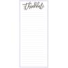 Graphique Plaid Magnetic Notepad, 100 Tear-Away Sheets for Grocery, Shopping & To-Do Lists, Writing Pad for Fridge, Kitchen, Office(Religious)