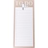 Graphique Plaid Magnetic Notepad, 100 Tear-Away Sheets for Grocery, Shopping & To-Do Lists, Writing Pad for Fridge, Kitchen, Office(white)