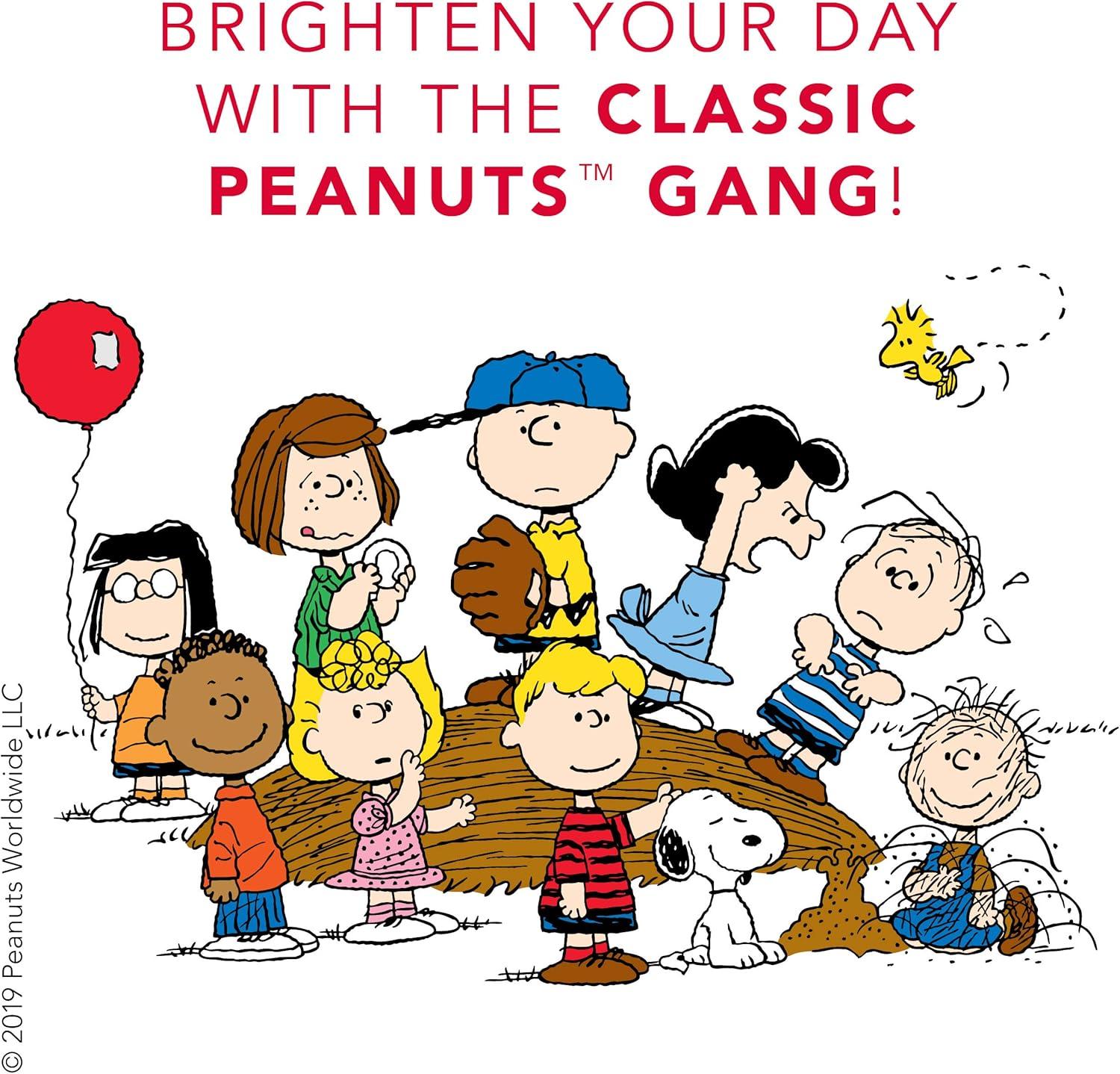 imageGraphique Peanuts Love Balloon Greeting Cards 20 Pack All Occasion Blank Note Cards with Envelopes 4 Assorted Designs with Glitter Accents Boxed Set for Personalized Notes 425quot x 6quotPeanuts Love Balloon