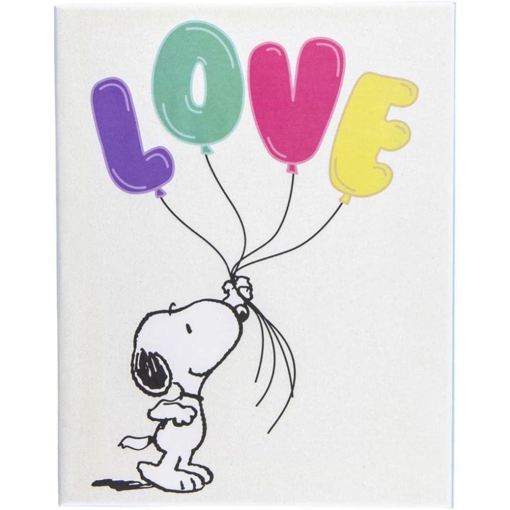 imageGraphique Peanuts Love Balloon Greeting Cards  20 Pack  All Occasion Blank Note Cards with Envelopes  4 Assorted Designs with Glitter Accents  Boxed Set for Personalized Notes  425quot x 6quotPeanuts Love Balloon