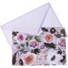 Graphique Box of Thank You Cards, Brush Strokes – Includes 16 Cards with Matching Envelopes and Storage Box, Cute Stationery Made of Durable Heavy Cardstock, Cards Measure 3.25″ x 4.75″(Painted Floral)