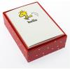 Graphique Box of Thank You Cards, Brush Strokes – Includes 16 Cards with Matching Envelopes and Storage Box, Cute Stationery Made of Durable Heavy Cardstock, Cards Measure 3.25″ x 4.75″(Happy Woodstock)