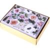 Graphique Box of Thank You Cards, Brush Strokes – Includes 16 Cards with Matching Envelopes and Storage Box, Cute Stationery Made of Durable Heavy Cardstock, Cards Measure 3.25″ x 4.75″(Painted Floral)