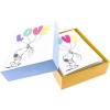 Graphique Peanuts™ Love Balloon Greeting Cards | 20 Pack | All Occasion Blank Note Cards with Envelopes | 4 Assorted Designs with Glitter Accents | Boxed Set for Personalized Notes | 4.25″ x 6″(Peanuts Love Balloon)