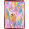 Graphique Box of Thank You Cards, Brush Strokes – Includes 16 Cards with Matching Envelopes and Storage Box, Cute Stationery Made of Durable Heavy Cardstock, Cards Measure 3.25″ x 4.75″(Brush Strokes)