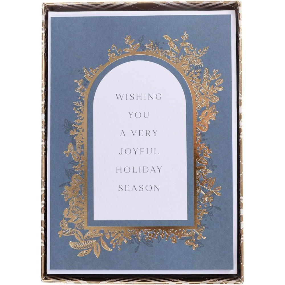 imageGraphique Santa Christmas Cards Boxed Set of 15 Holiday Cards with Envelopes 475quotx 6625quotEthereal