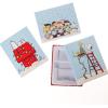Graphique Forest Trees Christmas Gift Card Holders, Set of 3 Boxes, Decorative Velvet Ribbons(Peanuts)