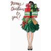 Graphique Funny Cats Christmas Cards, Pack of 20 Holiday Cards with Envelopes, 4 Assorted Designs Boxed Set, 4.25″ x 5.875″(Chic Xmas)