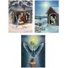 Graphique Funny Cats Christmas Cards, Pack of 20 Holiday Cards with Envelopes, 4 Assorted Designs Boxed Set, 4.25″ x 5.875″(Holy Night)