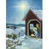 Graphique Funny Cats Christmas Cards, Pack of 20 Holiday Cards with Envelopes, 4 Assorted Designs Boxed Set, 4.25″ x 5.875″(Holy Night)