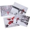 Graphique Funny Cats Christmas Cards, Pack of 20 Holiday Cards with Envelopes, 4 Assorted Designs Boxed Set, 4.25″ x 5.875″(Santa’s Christmas)
