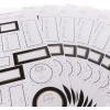 Graphique Holiday Gift Labels, 130 Self-Adhesive Christmas Stickers, 13 Designs with Gold Foil Accents(B&W Christmas)