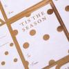 Graphique Holiday Gift Labels, 130 Self-Adhesive Christmas Stickers, 13 Designs with Gold Foil Accents(Shimmering White)