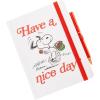 Graphique Peanuts Hardbound Spiral Journal, Hardcover Lined Diary Notebook for Writing, 160 Ruled Pages, 6.25” x 8.25”(Have a Nice Day Journal)