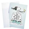 Graphique Santa Christmas Cards, Boxed Set of 15 Holiday Cards with Envelopes, 4.75″x 6.625″(Be Merry and Bright Snoopy)