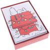 Graphique Santa Christmas Cards, Boxed Set of 15 Holiday Cards with Envelopes, 4.75″x 6.625″(Cartoon)
