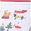 Graphique Santa Christmas Cards, Boxed Set of 15 Holiday Cards with Envelopes, 4.75″x 6.625″(Holiday Dogs)