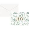 Graphique Santa Christmas Cards, Boxed Set of 15 Holiday Cards with Envelopes, 4.75″x 6.625″(Joy Branches)