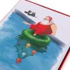 Graphique Santa Christmas Cards, Boxed Set of 15 Holiday Cards with Envelopes, 4.75″x 6.625″(Santa Christmas)