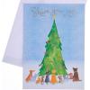 Graphique Santa Christmas Cards, Boxed Set of 15 Holiday Cards with Envelopes, 4.75″x 6.625″(Share Your Joy)