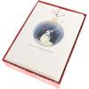 Graphique Santa Christmas Cards, Boxed Set of 15 Holiday Cards with Envelopes, 4.75″x 6.625″(Snowman Holiday)