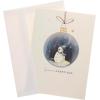 Graphique Santa Christmas Cards, Boxed Set of 15 Holiday Cards with Envelopes, 4.75″x 6.625″(Snowman Holiday)