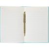 Graphique Taking Notes Journal & Pen Set – Includes 1 Journal and 1 Floating Glitter Pen, 120 Lined Cream Pages, 5.75″ x 8.5″ – Great for Making Grocery Lists or Taking Notes in a Meeting(Taking Notes)